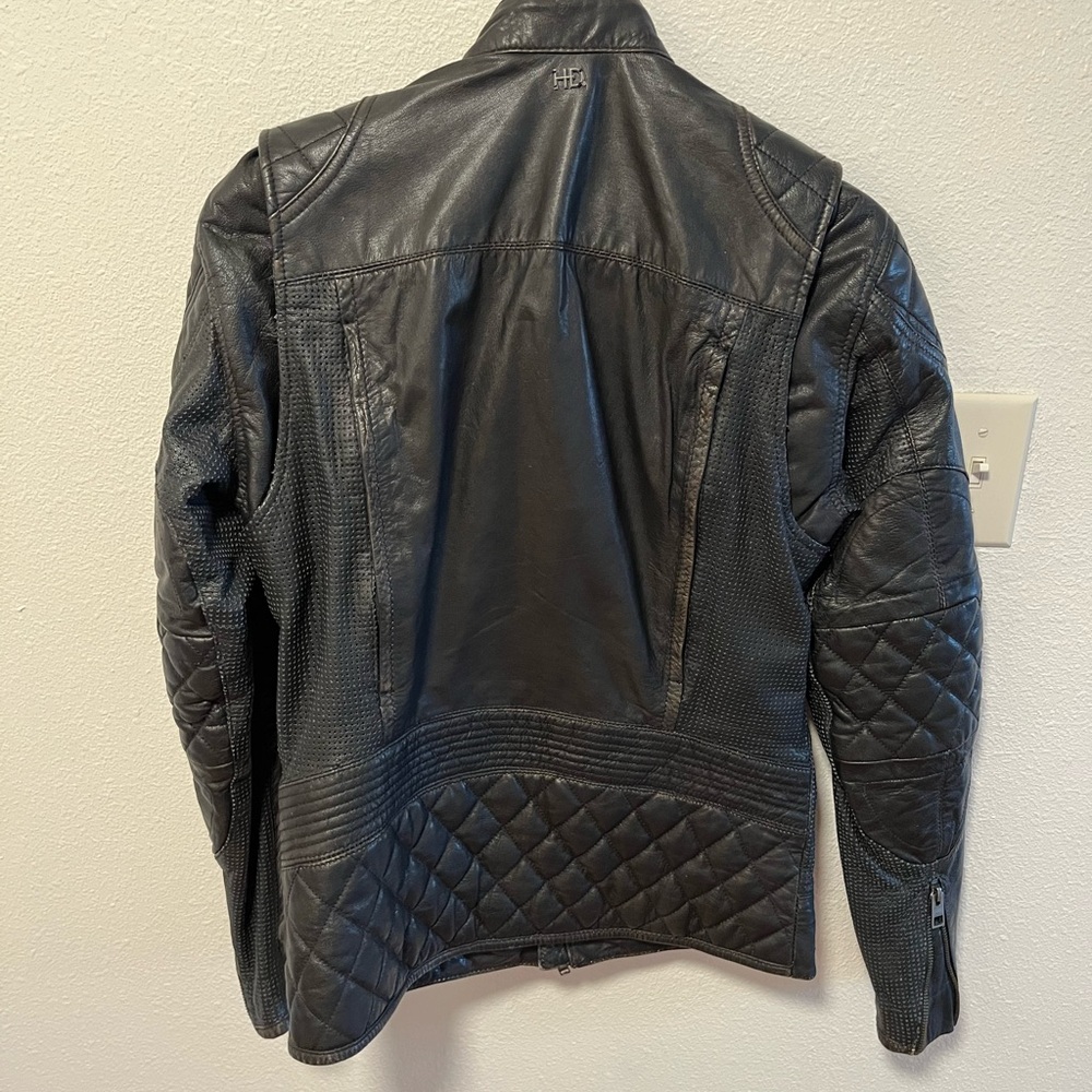 Harley-Davidson Men’s Leather Riding Jacket - Picture 3 of 8